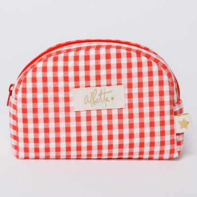 画像1: レッドギンガム・ポーチ