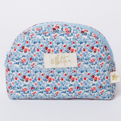 画像1: ディッツィー・ブルーフローラル・ポーチ