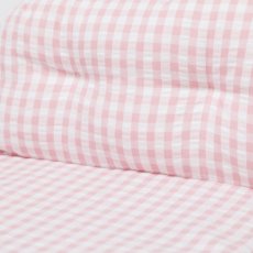 画像5: ピンクチェック編み・ドールベッド (5)