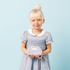 画像2: ディッツィー・ブルーフローラル・ポーチ (2)