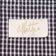 画像9: ネイビーギンガム・ハンドモック・バッグ (9)