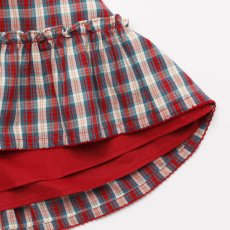 画像13: レッドグリーン・タータンチェック柄ドレス_1〜2歳(85-92cm) (13)