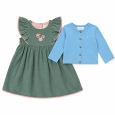 画像1: 【セット販売】アルベッタ・カーディガン（ブルー）&グリーン・コーデュロイドレス_6ヶ月〜6歳用 (1)