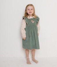 画像10: 【セット販売】アルベッタ・カーディガン（ブルー）&グリーン・コーデュロイドレス_6ヶ月〜6歳用 (10)