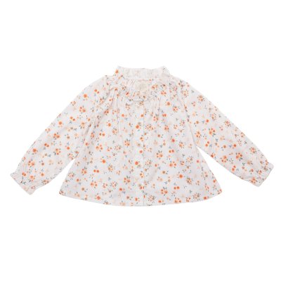 画像2: 【セット販売】フラワープリントスカート&ホワイトルイーズ・プリントブラウス_1〜6歳用