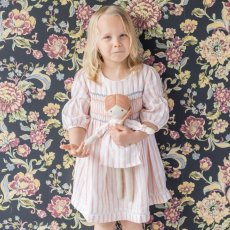 画像6: 【セット販売】アルベッタ・カーディガン（ブルー）&ピンクストライプスモッキングドレス_6ヶ月〜6歳用 (6)