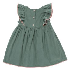画像7: 【セット販売】アルベッタ・カーディガン（ブルー）&グリーン・コーデュロイドレス_6ヶ月〜6歳用 (7)